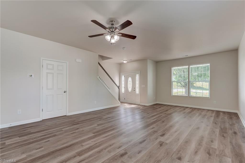 Living room and entry