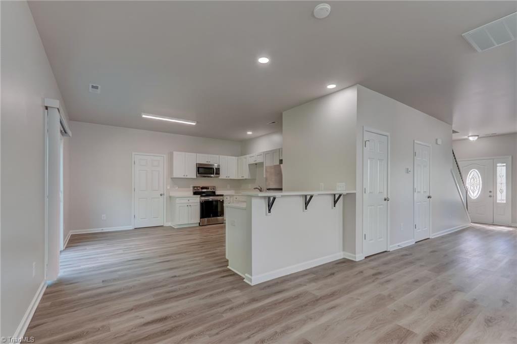 Kitchen and dining area